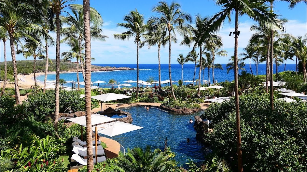 Scenic view of Four Seasons, Lanai.