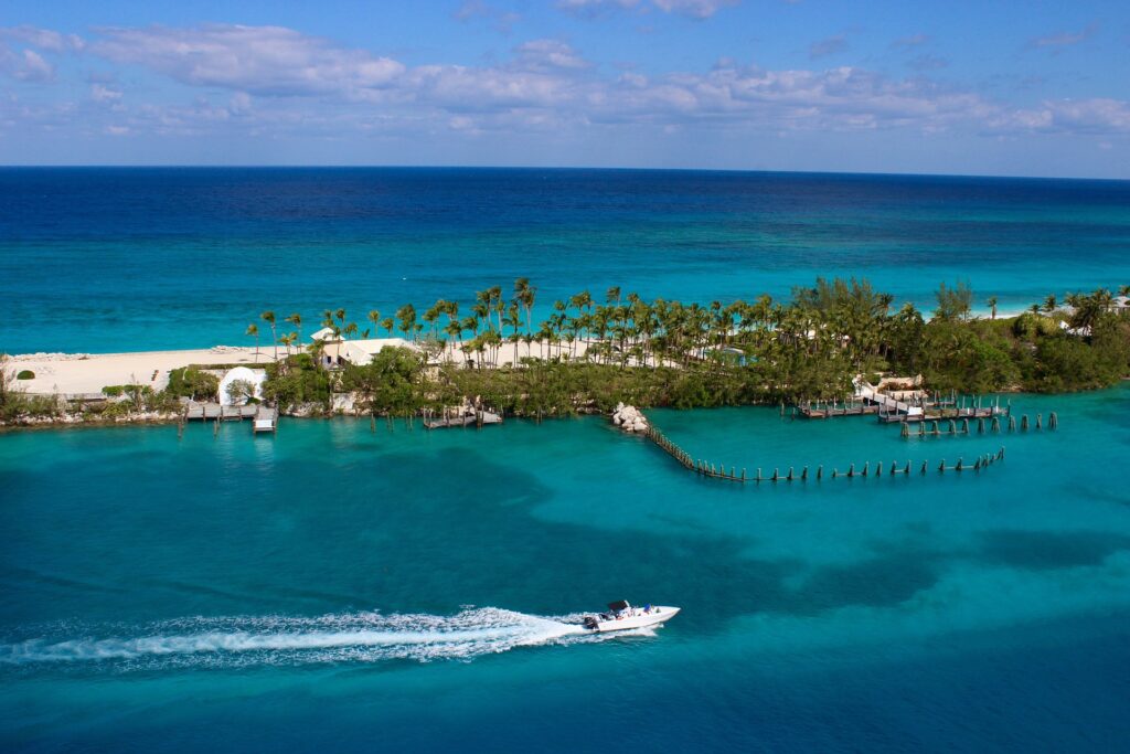 Stunning tropical view of The Bahamas.