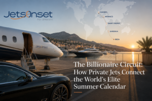 The Billionaire Circuit: How Private Jets Connect the World's Elite Summer Calendar